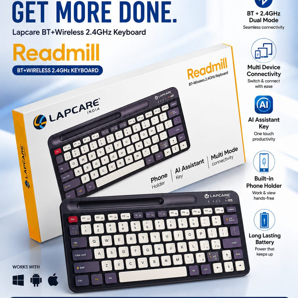 Type. Connect. Achieve More with Lapcare Readmill Keyboard Z921