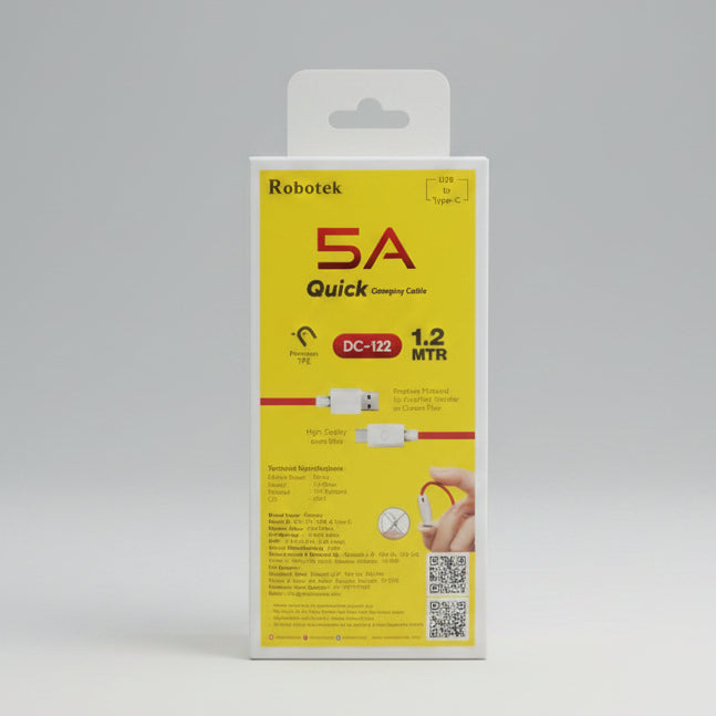 Robotek 5A USB to Type-C Fast Charging Cable Z688