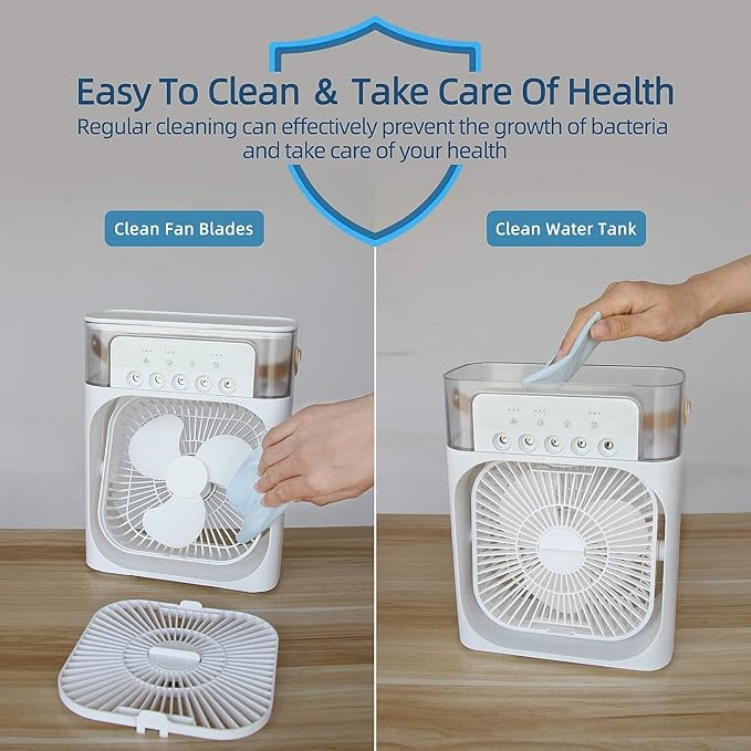 Mini Evaporate Air Cooler with 7 Colors LED Light TR330