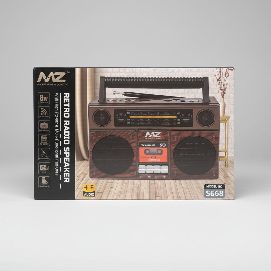 MZ Classic Retro Radio Speaker S668