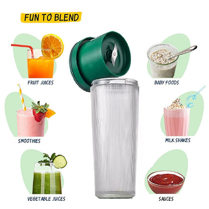 Portable Mini Juicer Cup Blender USB Rechargeable with 6 Blades TR8789