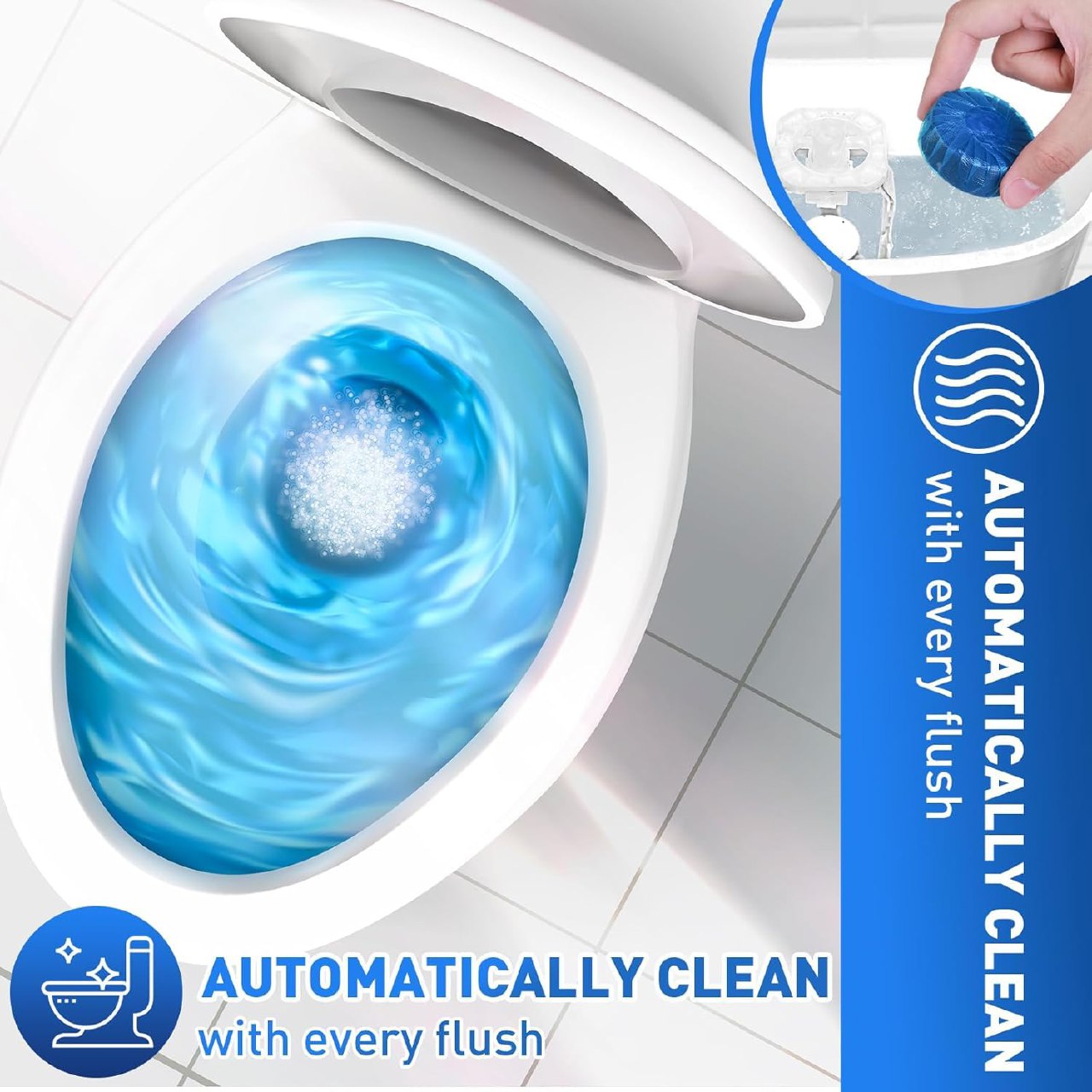 Toilet Bowl Deodorizer Cleaner ( PACK OF 10 ) TR8879