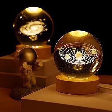 3D Galaxy Crystal Ball Night Light TR5067