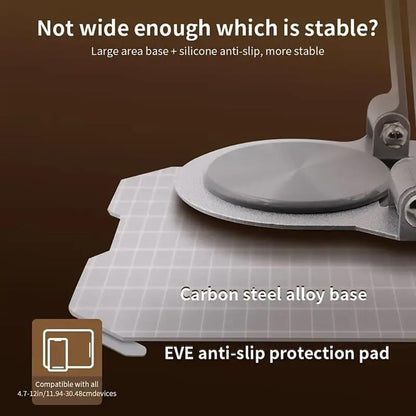Aluminium Tablet Stand Holder with 360° Rotating Base TR778