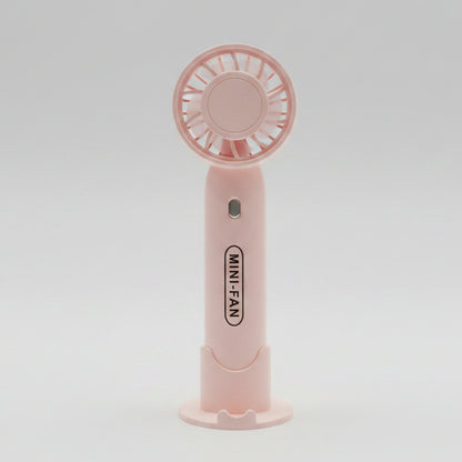 Sleek Pastel Pink Pocket Turbine Fan H557