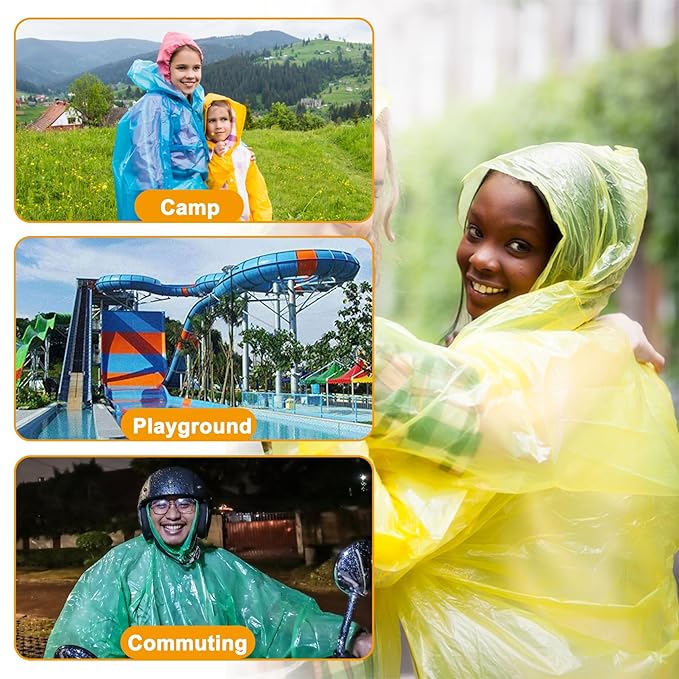 Ball Rain Card Universal Disposable Raincoat 2PC TR01