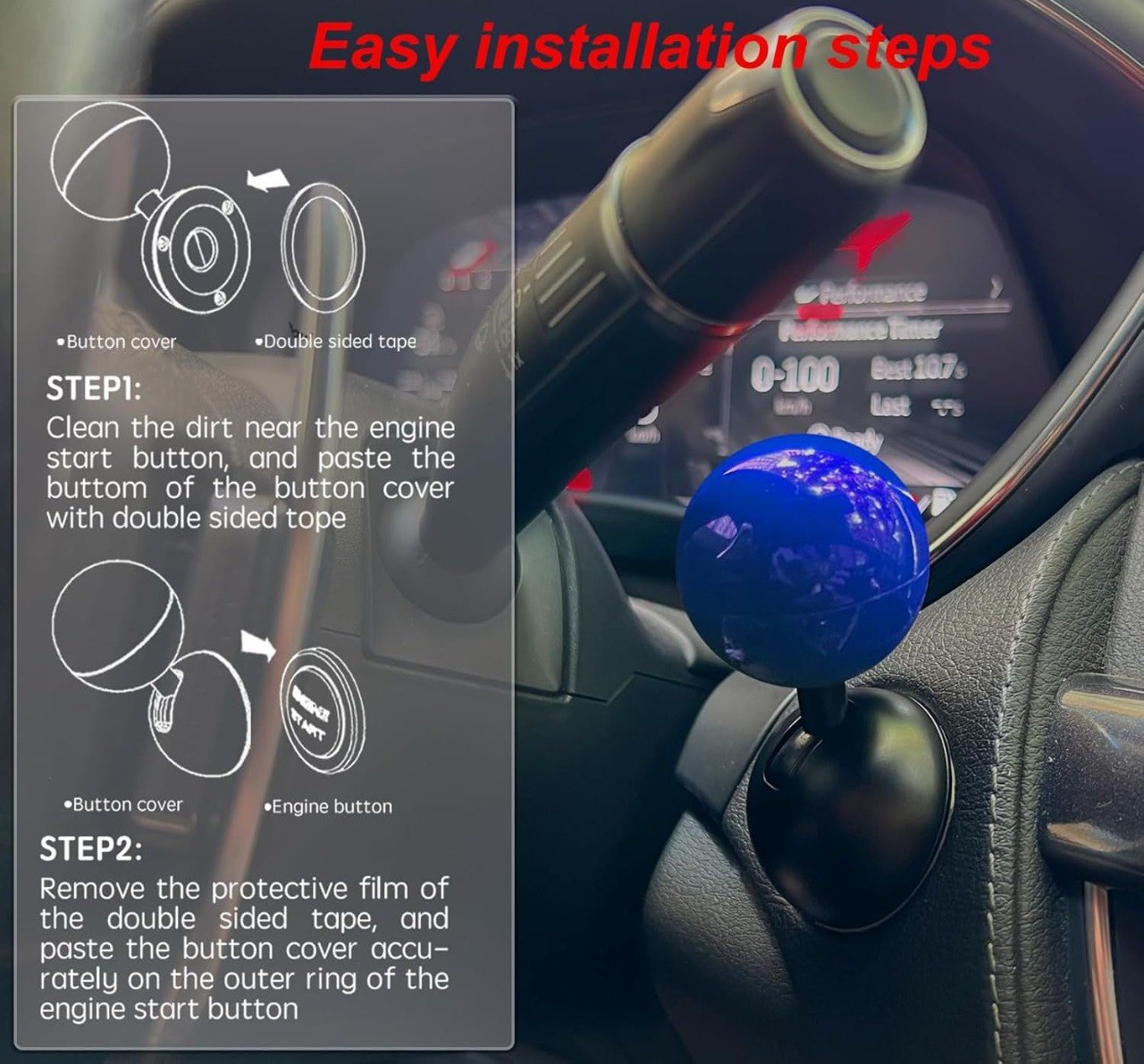 Car Push Start Button TR8593