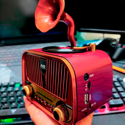 Classic Gramophone & Retro Radio Vintage Wireless Speaker CL68