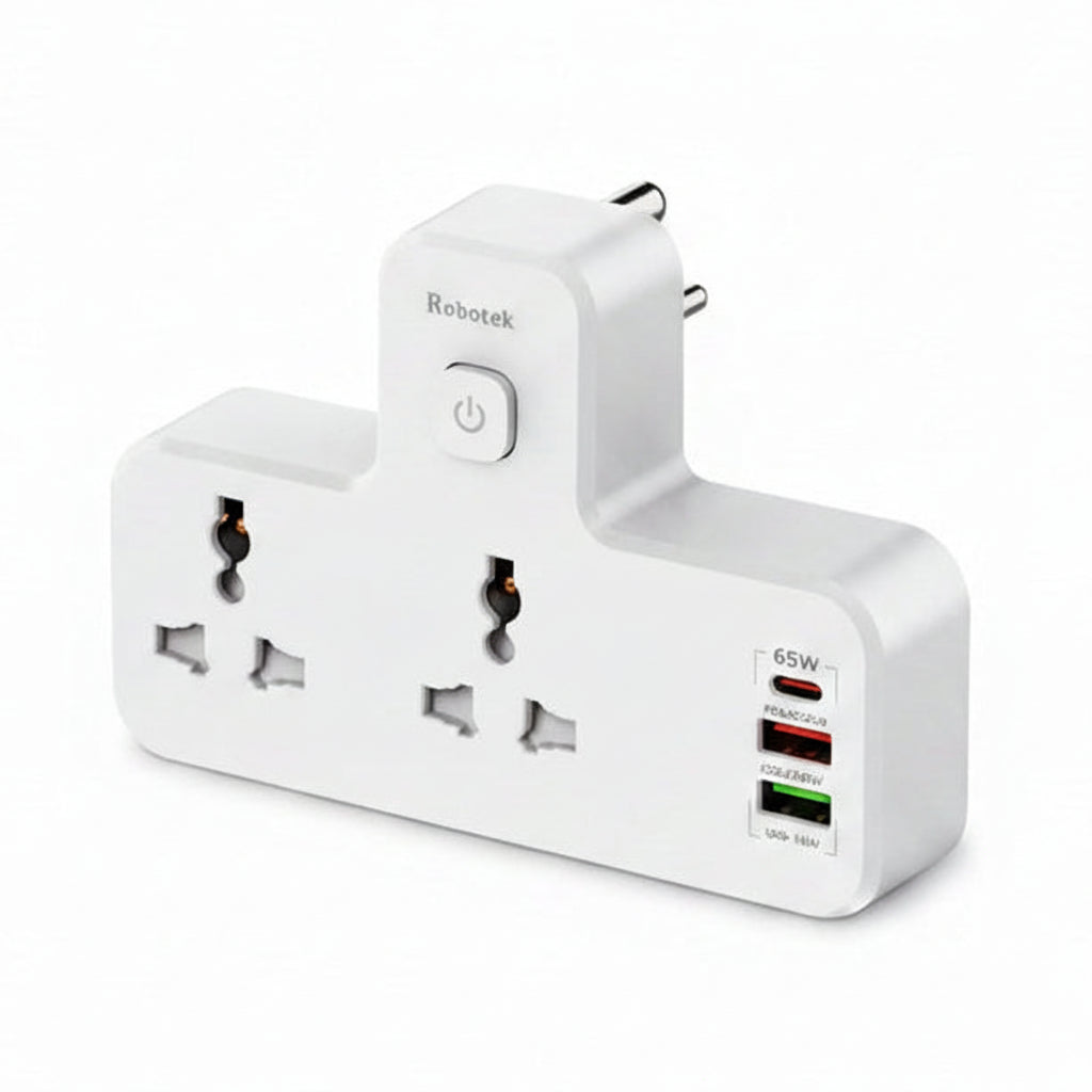 Robotek 65W Power Socket with USB-C PD & QC 3.0 Z887
