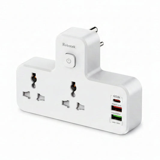 Robotek 65W Power Socket with USB-C PD & QC 3.0 Z887