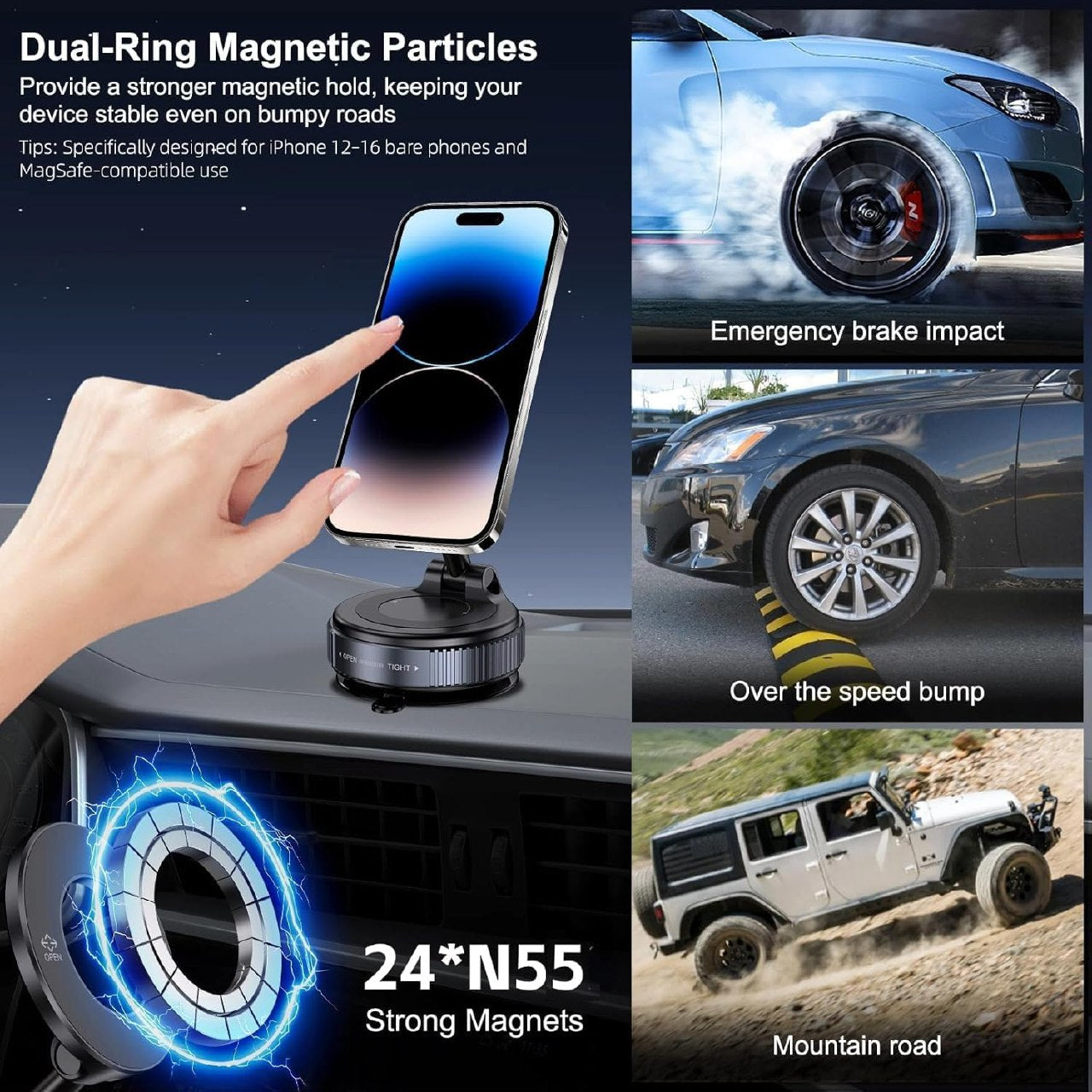 Magnetic Car Phone Holder TR1046