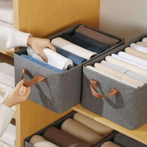 Collapsible Fabric Storage Cubes Organizer TR6614