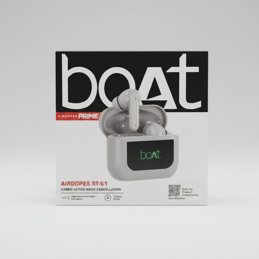 Boat Airpods ST-61 with 46dB Hybrid ANC F130