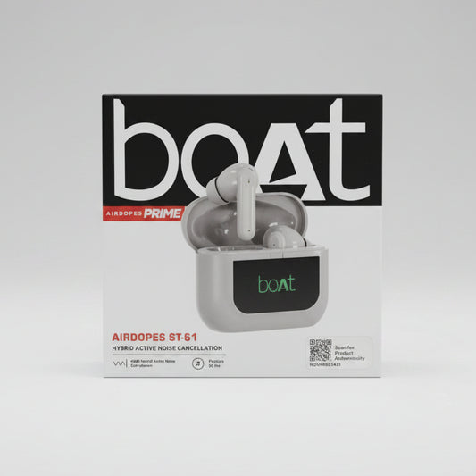 Boat Airpods ST-61 with 46dB Hybrid ANC F130