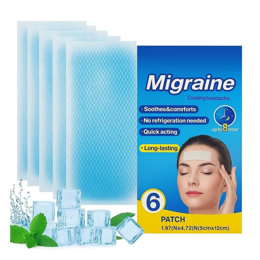 Migraine cooling headache patch 6 patches TR0340