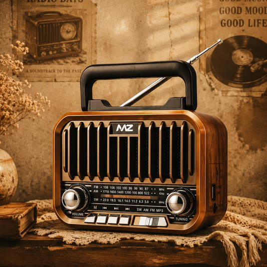 Retro Radio Speaker High Power with Multi-Functional Features MZ S666