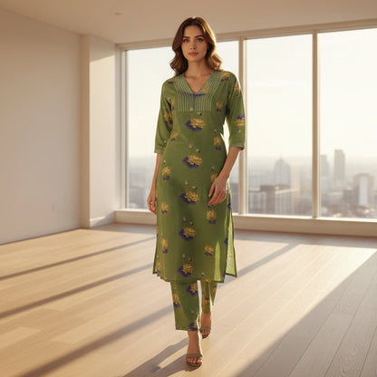 Women's New Everyday Favorite Ethnic Co-Ord HP33