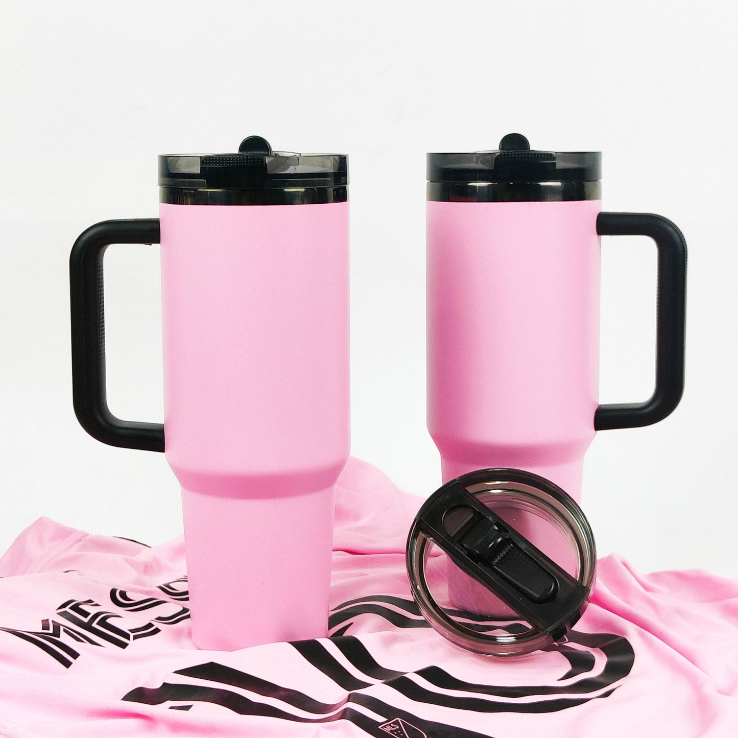 Messi Goat Pink & Black Tumbler TR314