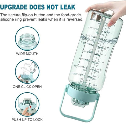 Set of 3 Transparent Water Bottle TR1546