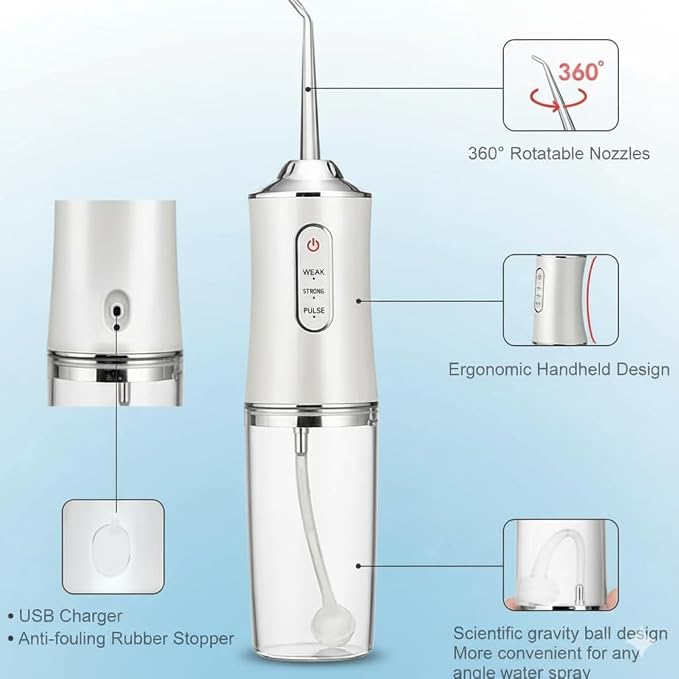 Rechargeable Dental Water Jet Cleaner for Braces TR9037
