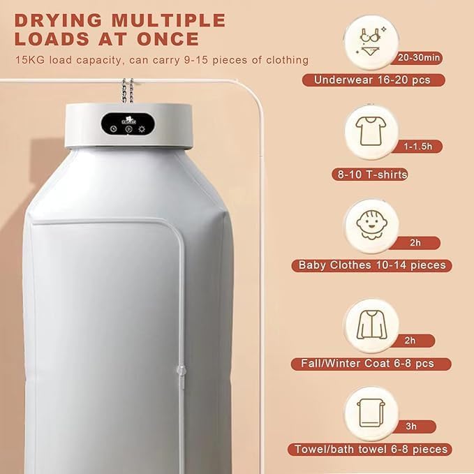 Portable Electric Cloth Dryer Foldable Electric Cloth Dryer TR487