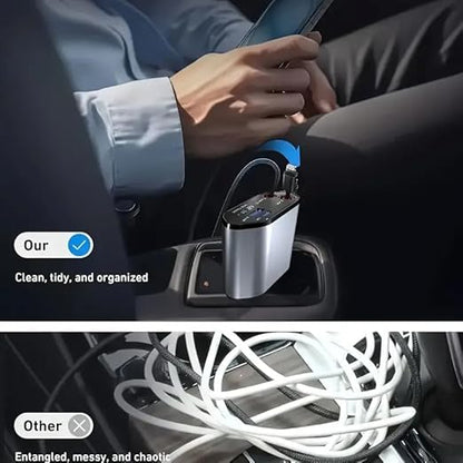 180° Adjustable Type C & iPhones Car Adapter TR8078