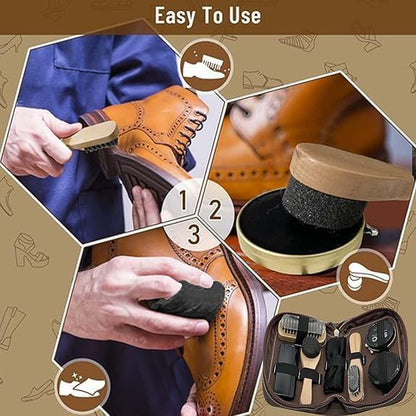 7pc Shoe Shine Kit TR3265