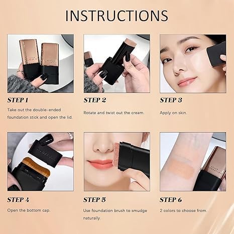 2 In 1 Makeup Foundation Stick G657