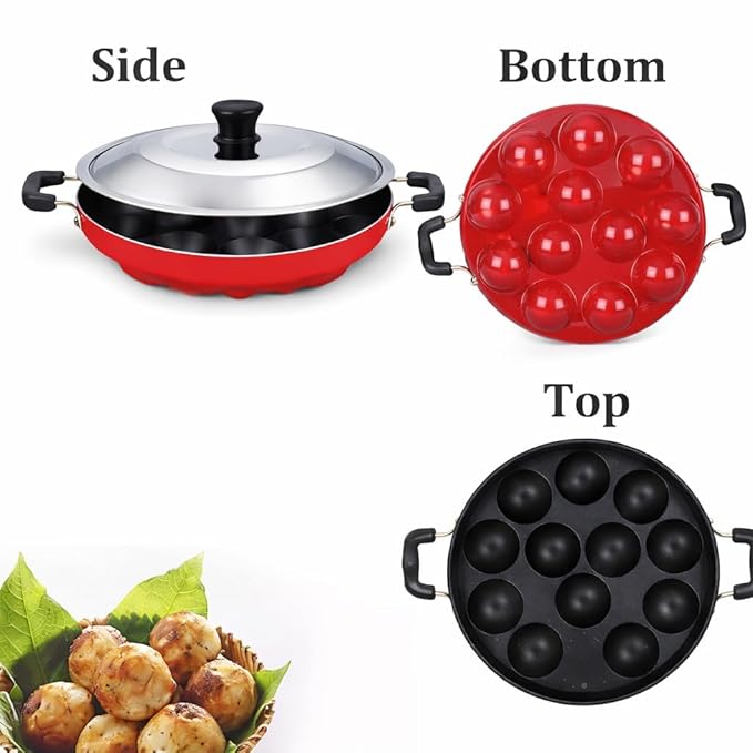 Non-Stick Appam Patra with Lid TR6114