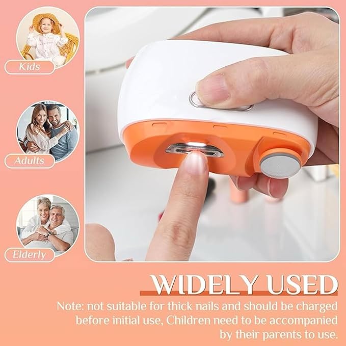Rechargeable Nail Clipper 2 in 1 Electric Baby Nail Cutter Electric Trimmer G600