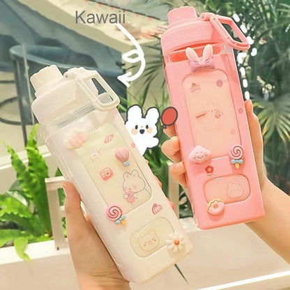 Plastic Kawaii Water Bottle TR854