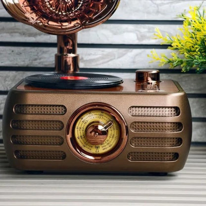 Classic Gramophone Design with AM/FM/SW Radio Speaker M305