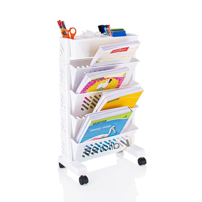 4 Layer Removable Plastic Movable Bookshelf TR3001