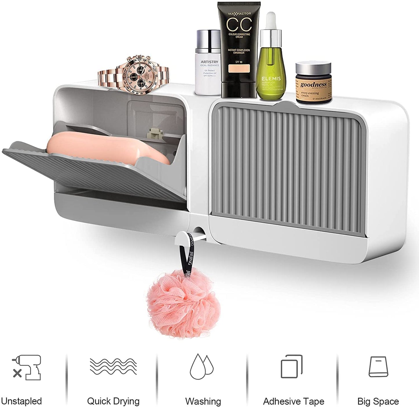 Soap Dish With Drainage Box TR0099