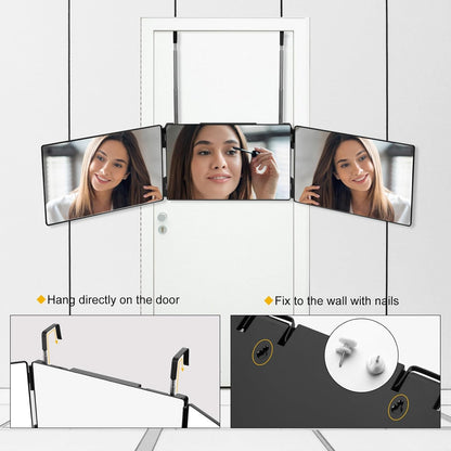 Three Panel Folding Mirror TR1487