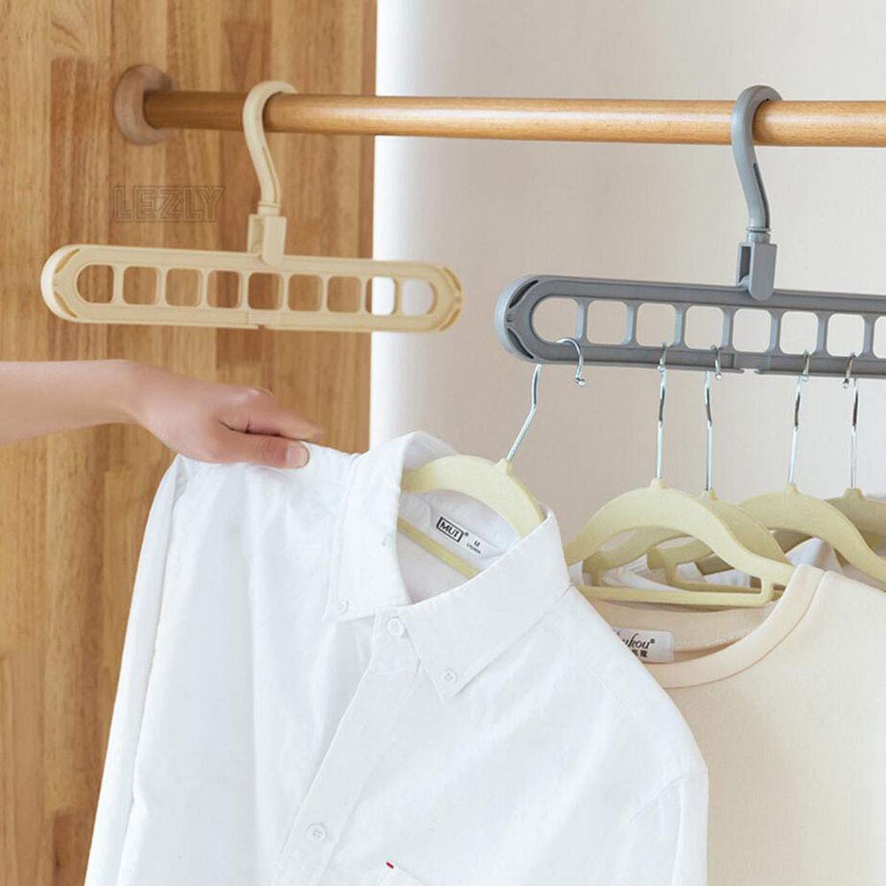 9 Holes Design Folding Hangers TR3749