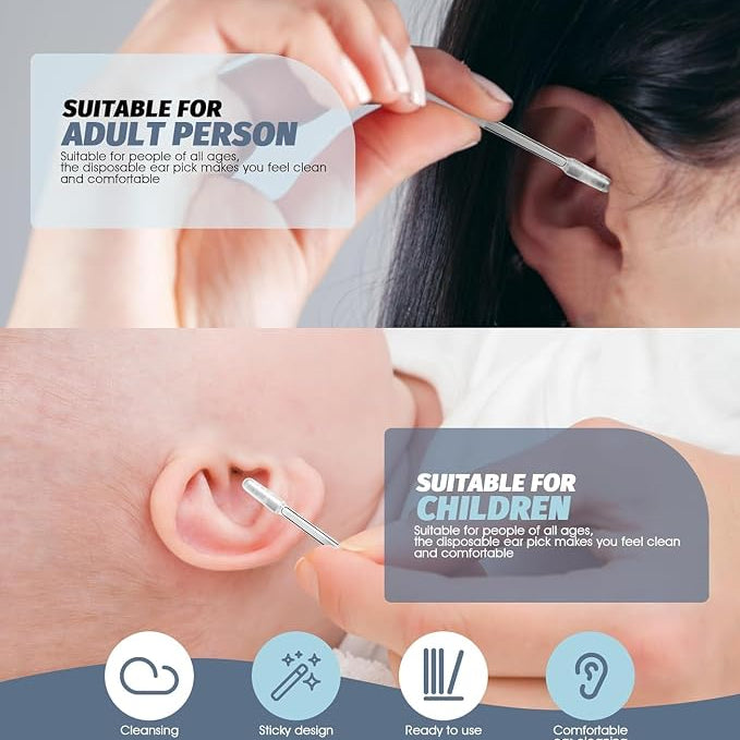 24pcs Reusable Soft Silicone Ear Pick Wax Remover Kit TR771