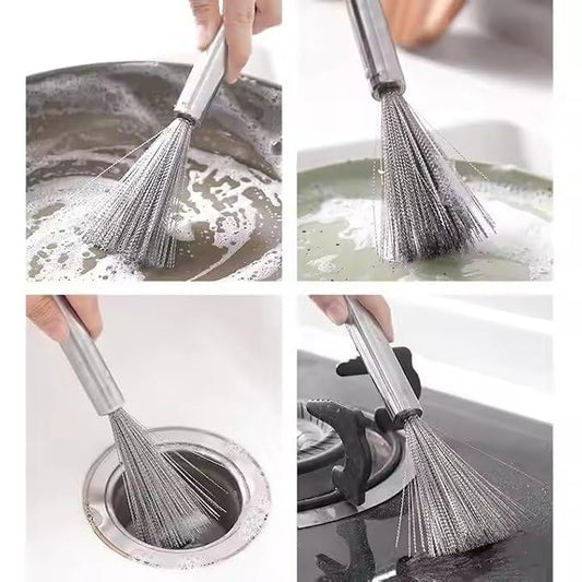 Stainless steel pan cleaning brush TR8014