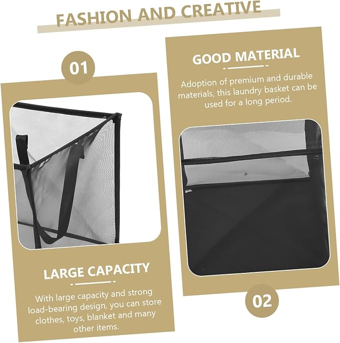 Double-Layer Collapsible Laundry Basket TR4474