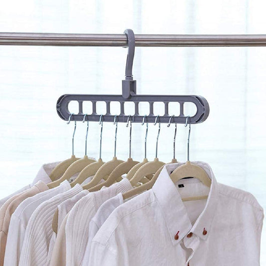 9 Holes Design Folding Hangers TR3749