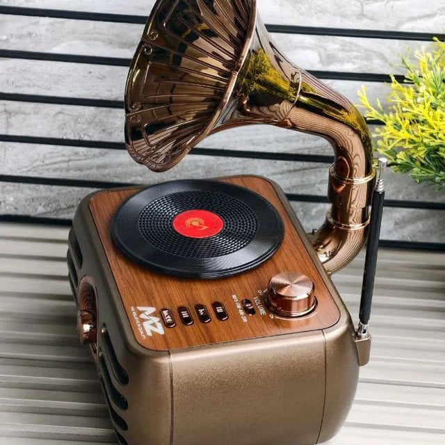 Classic Gramophone Design with AM/FM/SW Radio Speaker M305
