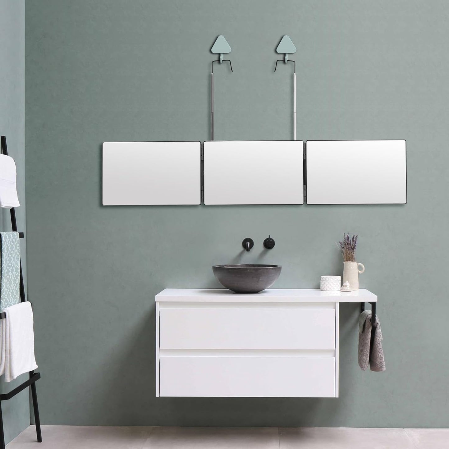 Three Panel Folding Mirror TR1487