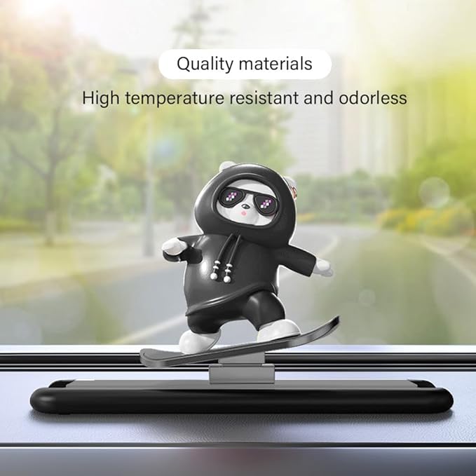 Car Slidder Panda Sliding Bear Car Decoration G8999