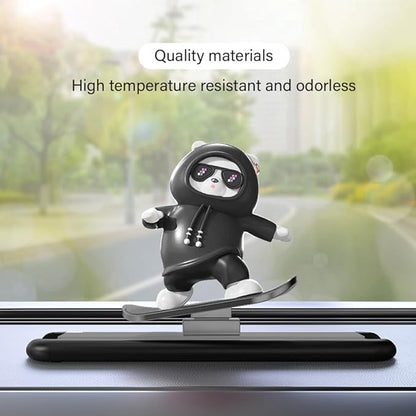 Car Slidder Panda Sliding Bear Car Decoration G8999