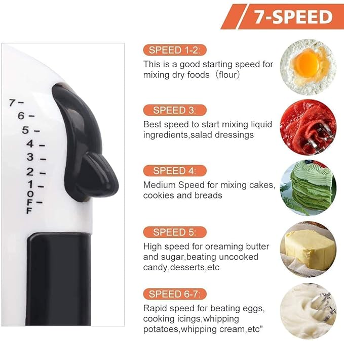 Electric Egg Beater Scarlet Hand Mixer and Blenders TR8834