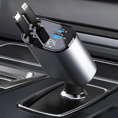 180° Adjustable Type C & iPhones Car Adapter TR8078