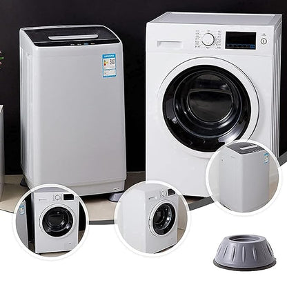 Washing Machine Vibration Pads, Floor Trays, Refrigerator Stand (4 Pcs Set) DS103803