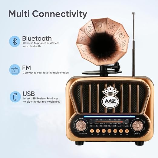 Classic Royal Gramophone Bluetooth Speaker CL44