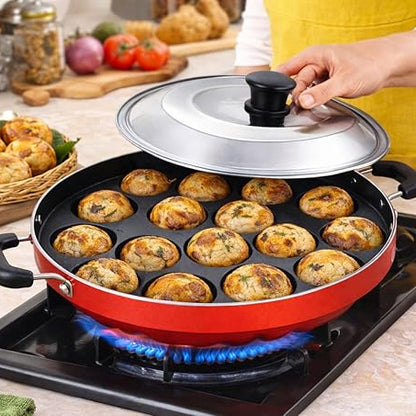 Non-Stick Appam Patra with Lid TR6114