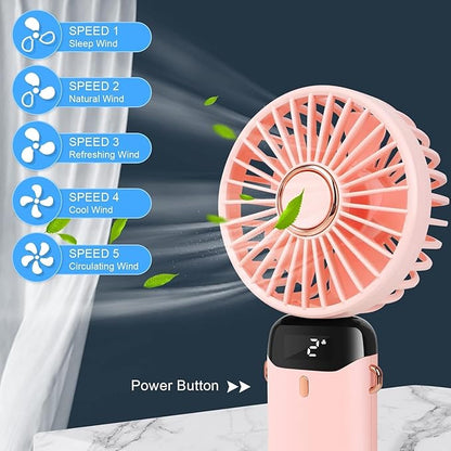 Multi-Speed Compact Electric Fan for Office Travel Home & Outdoor Use G0241